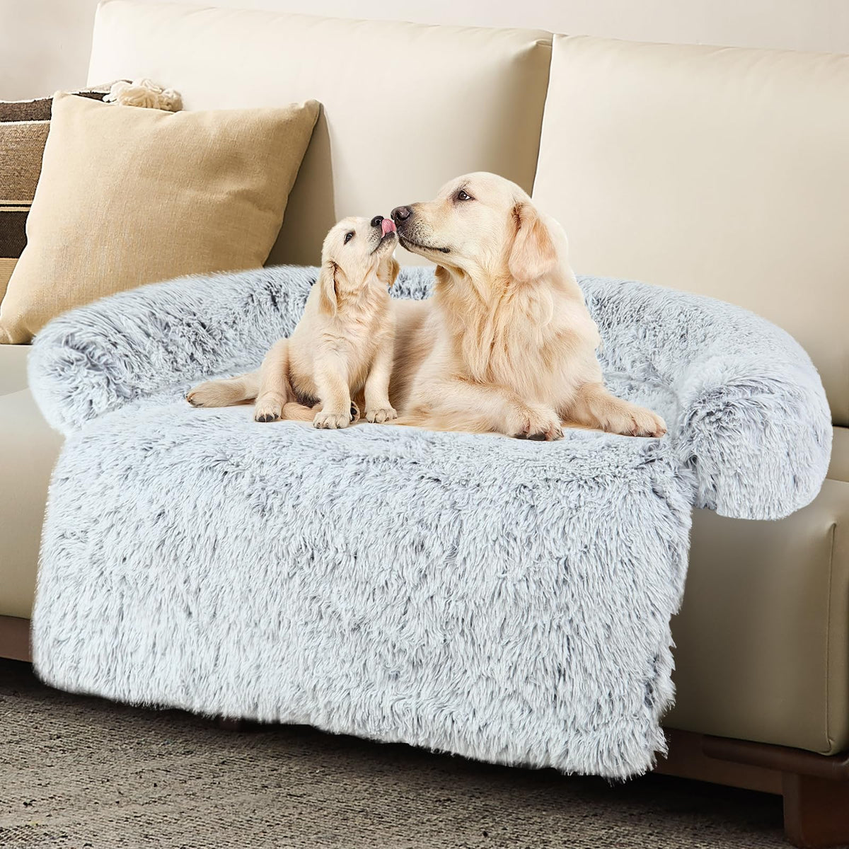 Wn's Day memory foam side edges support neck comfort for dogs.