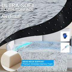 Wn's Day memory foam elevated side supports reduce neck strain during rest.