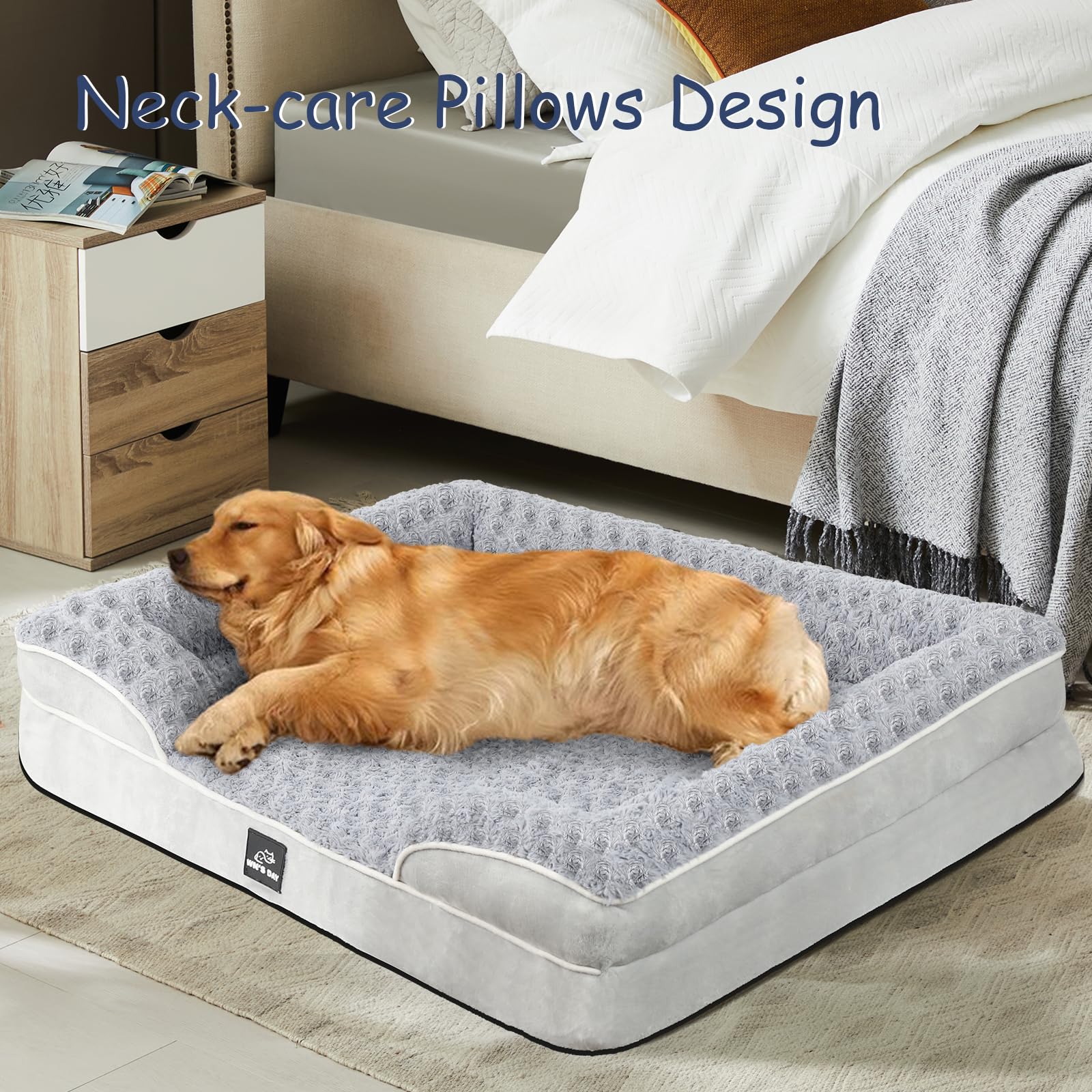 Wn's Day memory-foam-support promotes comfortable, well-supported sleep