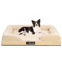Wn's Day orthopedic bed with large egg crate foam supports joints during naps