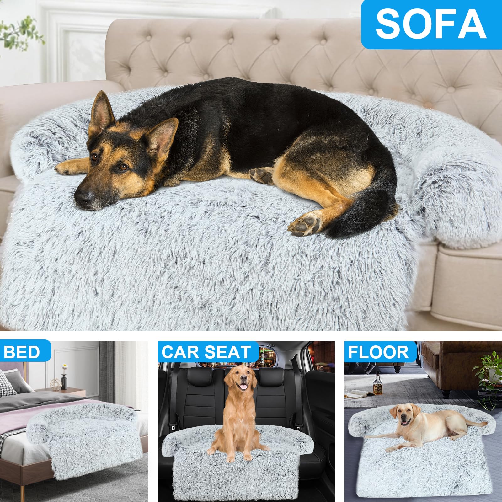 Wn's Day pet-hair resistant microfibers promote a cleaner sofa.