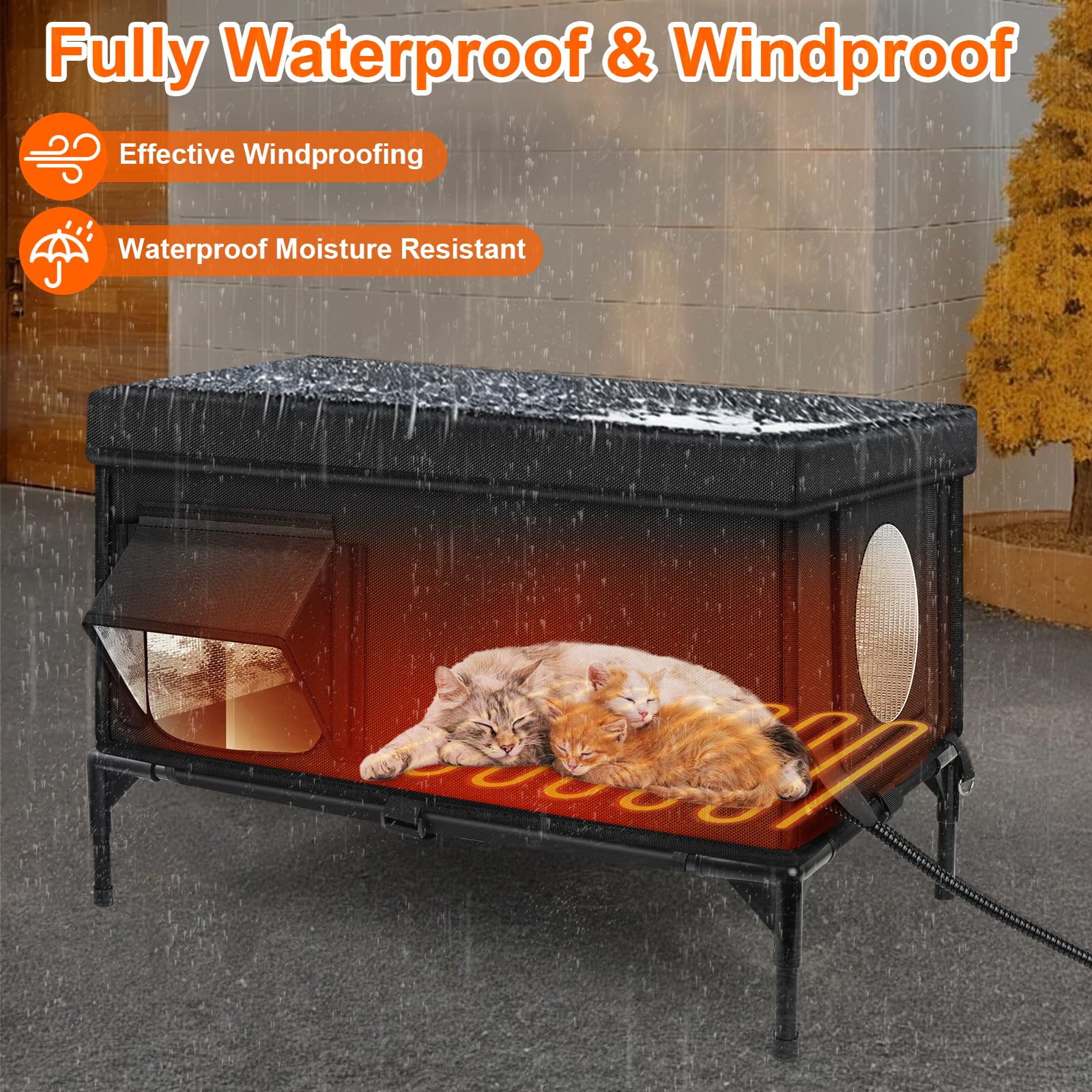 Wn's Day waterproof Oxford cloth exterior protects the interior from rain and dampness
