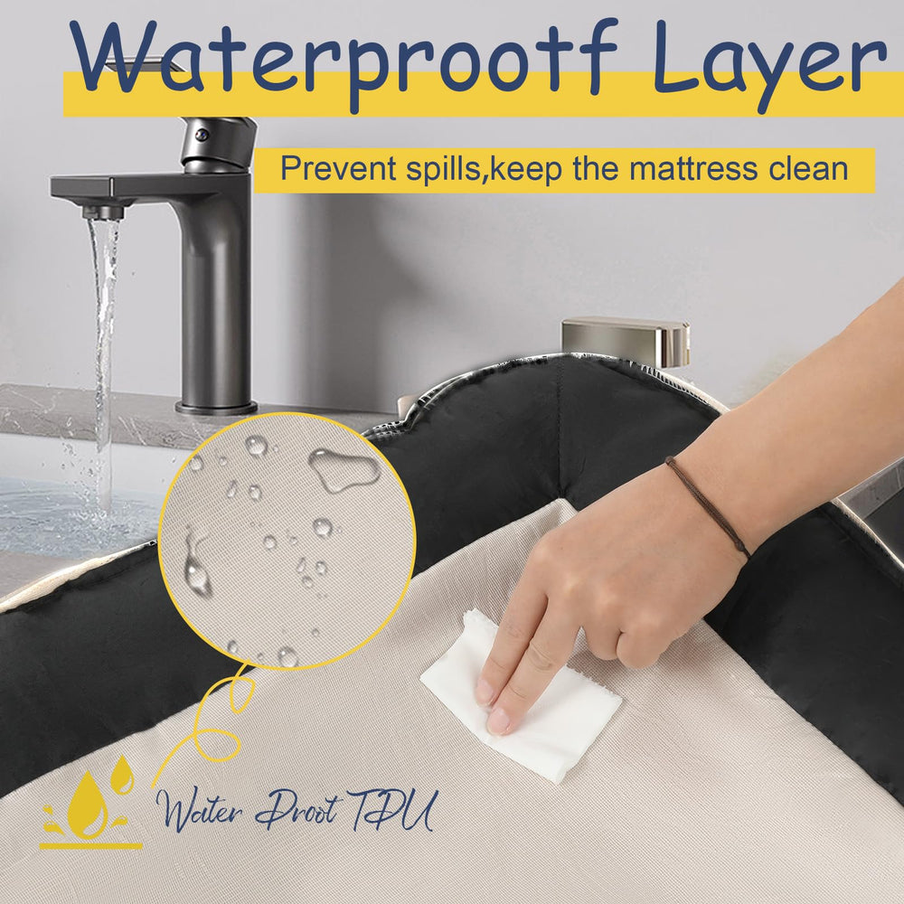 Wn's Day TPU waterproof layer protects foam from spills for easy cleaning