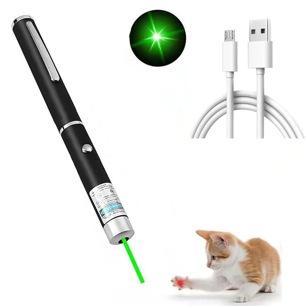 WNZQK laser pointer USB rechargeable keeps pets entertained without disposable batteries
