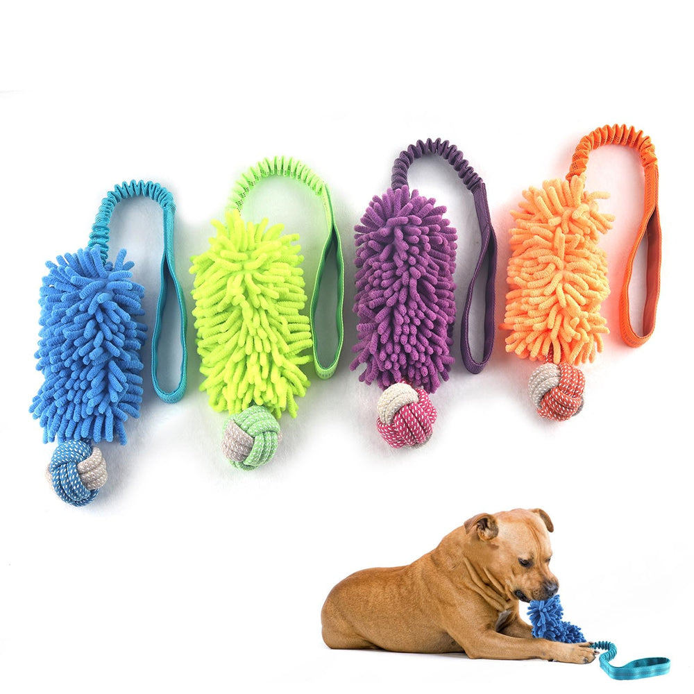 Wodoca blue dog toy tug shows sturdy construction ideal for tug-of-war sessions.