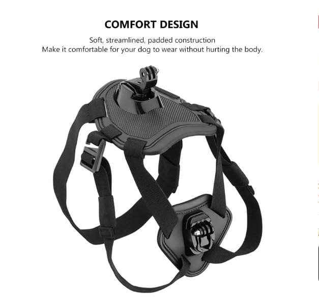 Wogerplu dog harness adjustable fit suits dogs from 15 to 120 pounds.
