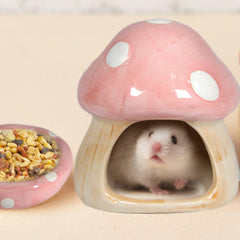 Woleigiao hamster hide bed pink creates a secure sleeping nook