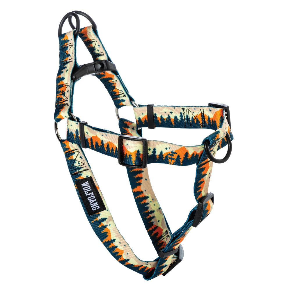 Wolfgang Heavy Duty Harness in Overland Print, built for rugged daily adventures with reliable all-day wear.