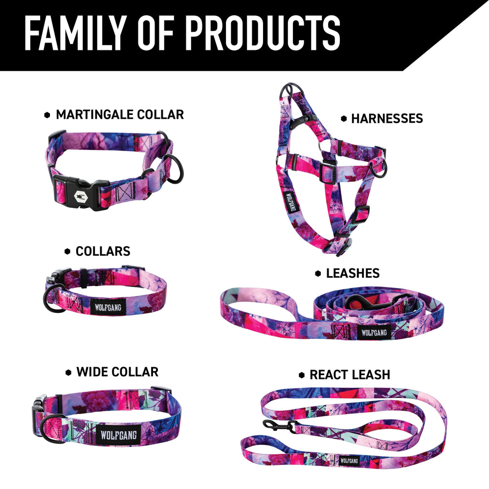 Wolfgang Quick Release buckle closeup emphasizes easy engagement during walks.