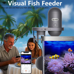 Wolmds feeder app control image highlights remote scheduling and portions.