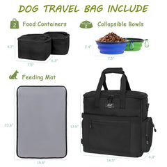 WOLT collapsible bowls paired with the bag offer quick meals on busy travel days