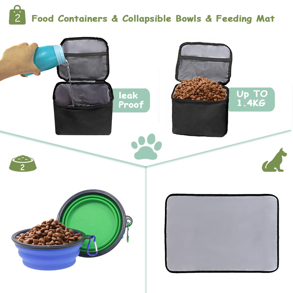 WOLT water-resistant place mat protects surfaces during dog breaks