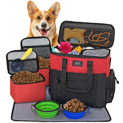 WOLT dog travel bag fits under airplane seats for easy cabin travel.