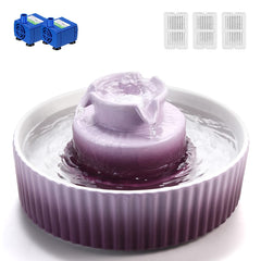 Wonder Creature Cupcake Fountain assembly demonstrates quick setup for serene pet hydration.