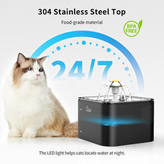 Wonder Creature transparent base shows water level for easy monitoring