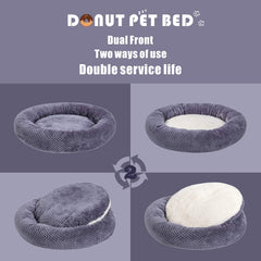 WONDER MIRACLE fuzzy deluxe bed crate-fit-inside demonstrates crate compatibility and comfort.
