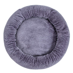 WONDER MIRACLE fuzzy deluxe bed grape-purple color adds vibrant style to any pet space.