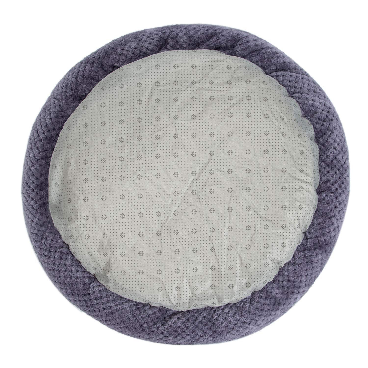 WONDER MIRACLE fuzzy deluxe bed machine-washable label highlights easy cleaning.