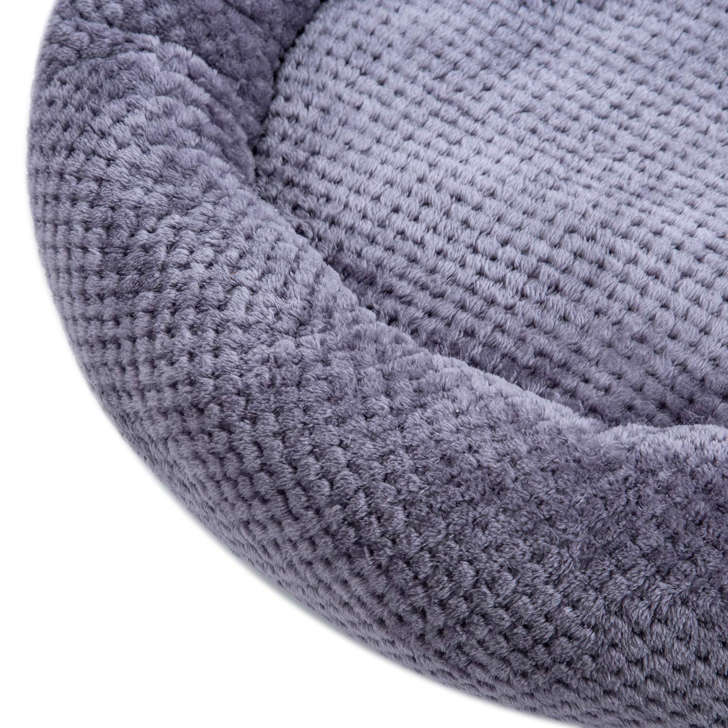 WONDER MIRACLE fuzzy deluxe bed non-slip-bottom keeps bed stable during play.