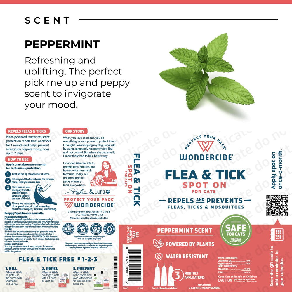 Wondercide cruelty-free packaging and recyclable materials highlight eco-friendly choice.