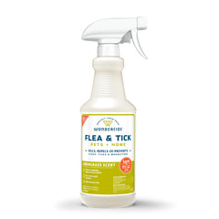 Wondercide lemongrass spray bottle ready for pest control at home
