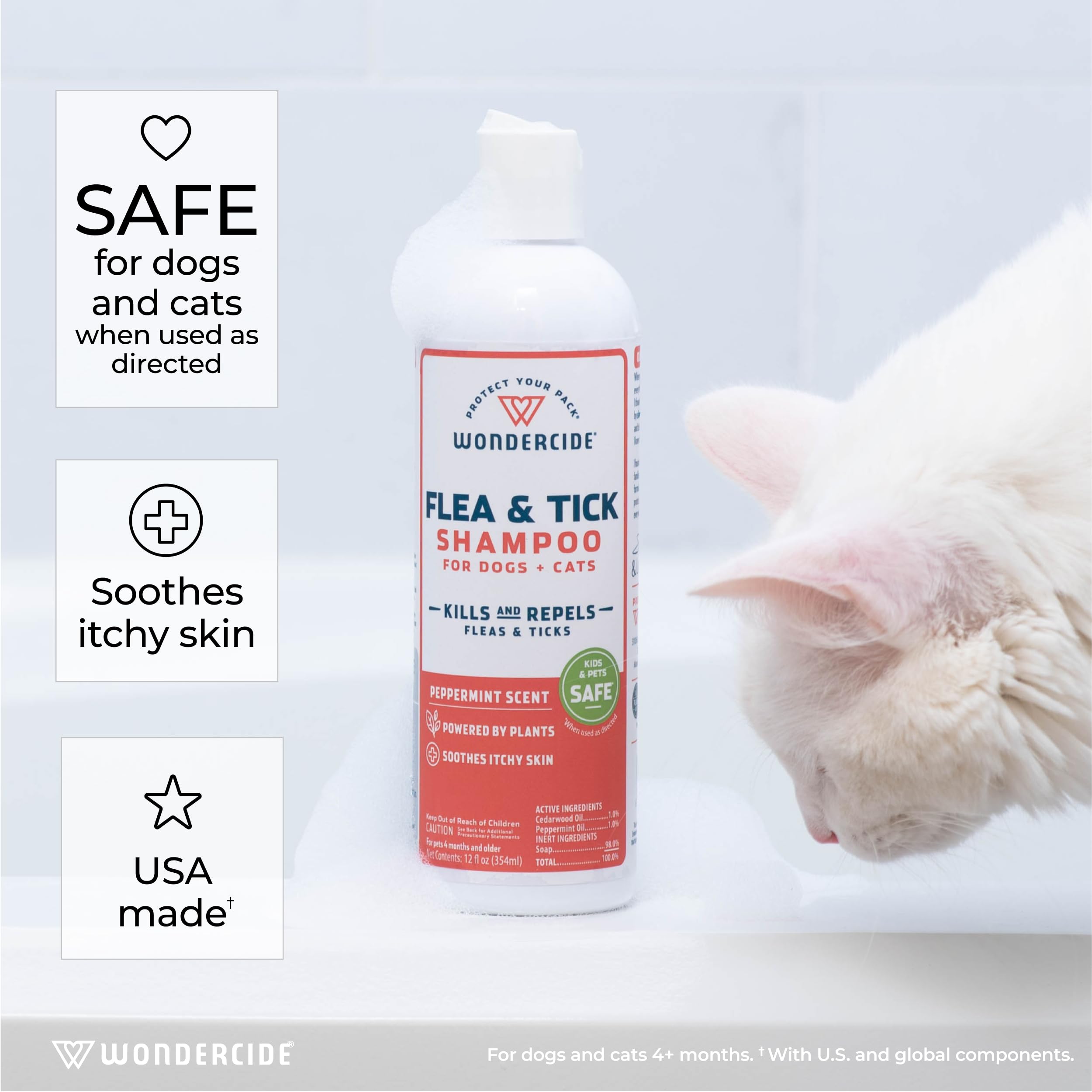 Wondercide USA-made packaging signals quality and environmental awareness.