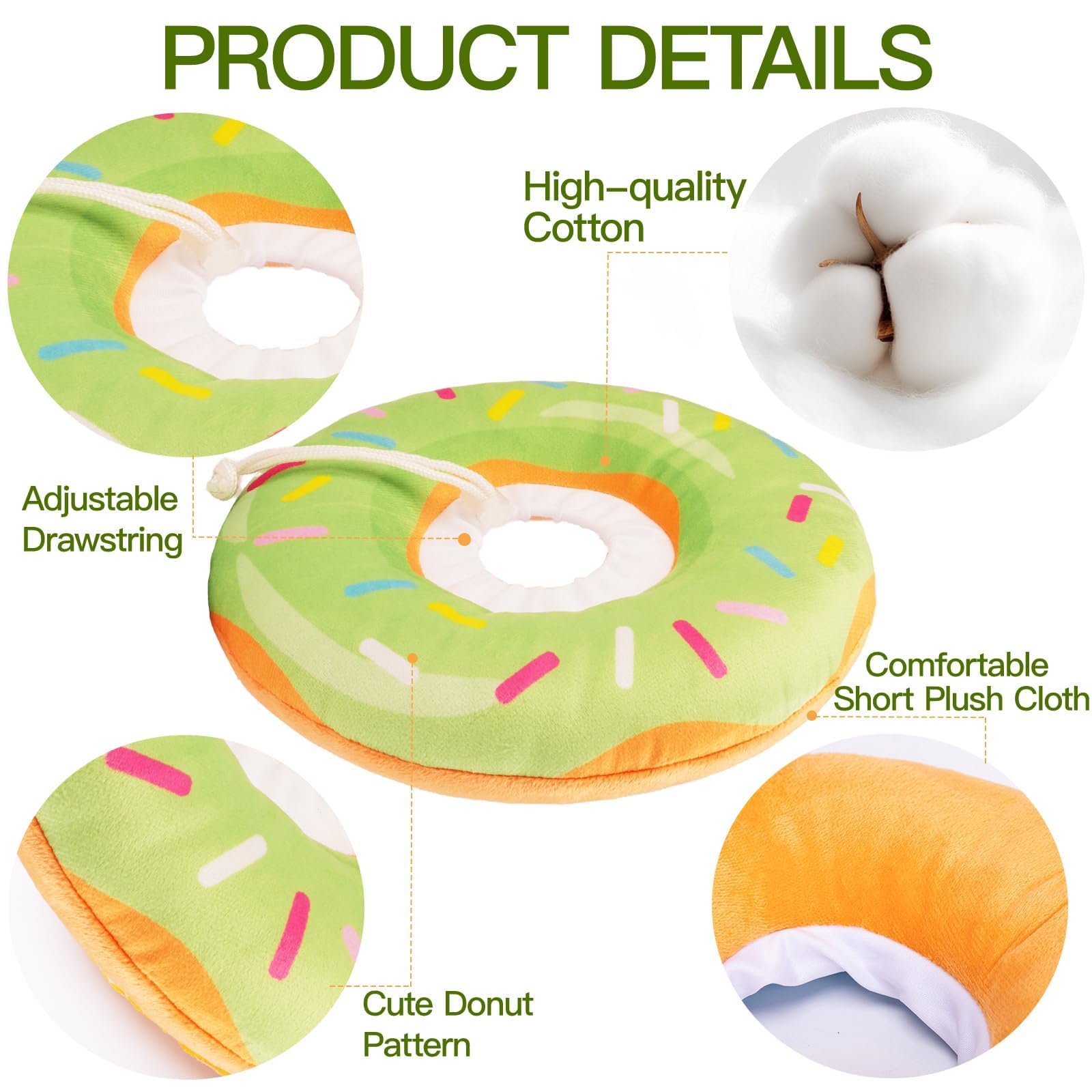 WONONE lightweight cone alternative lets cats eat and drink more naturally.