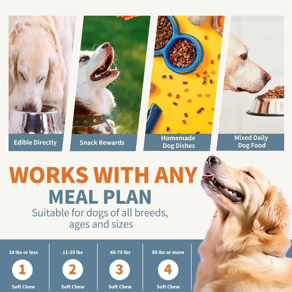 WONTECHMI immune and heart health blend for dogs with wagyu flavor