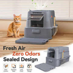 Wooaidagg detachable modular design for quick assembly and thorough cleaning.