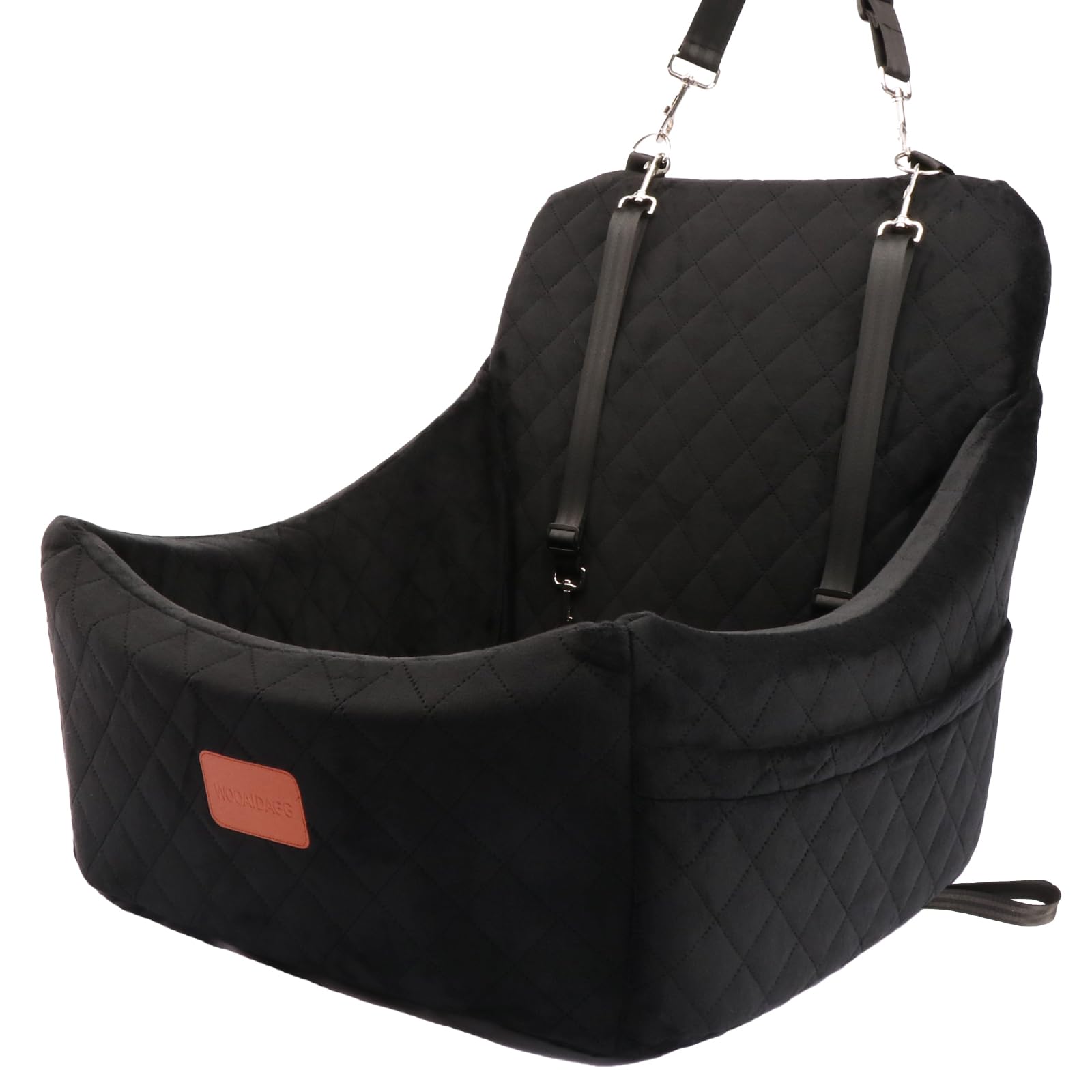 Wooaidagg Dog Car Seat memory-foam offers plush comfort on long rides