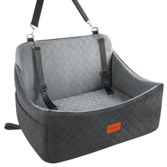 Wooaidagg dog car seat side view offers secure travel for your dog on road trips.