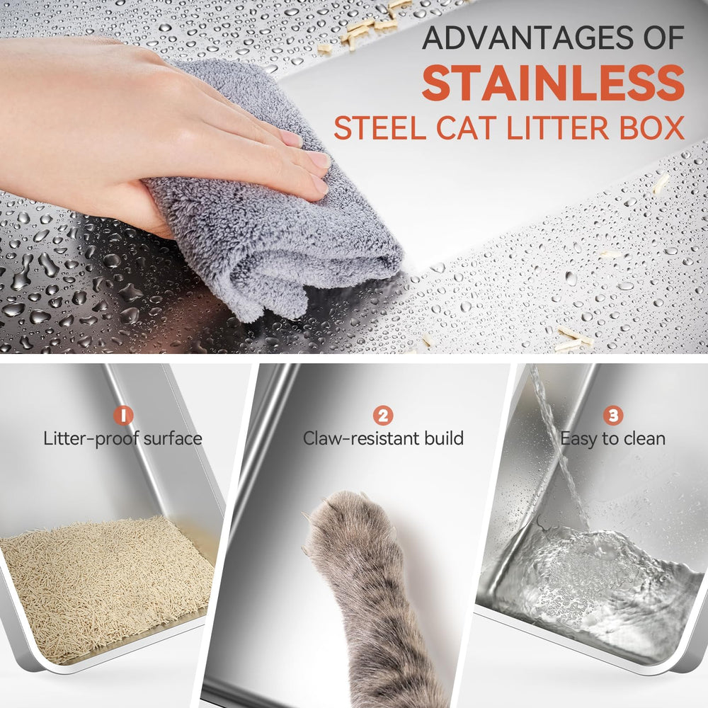 Wooaidagg extra-large 25x17x16.5 inches fits cats of all sizes.
