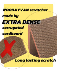 WooBayVan cat-scratcher assembly-easy shows quick setup for lasting use