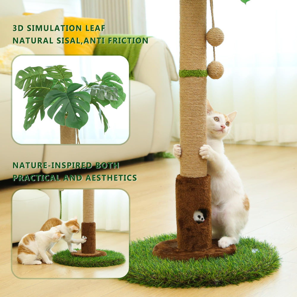 Woochpet 3D Monstera leaves offer lifelike texture and engaging visuals.