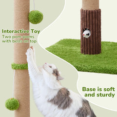 Woochpet mouse-hole base illustrates integrated play area and a cozy rest area