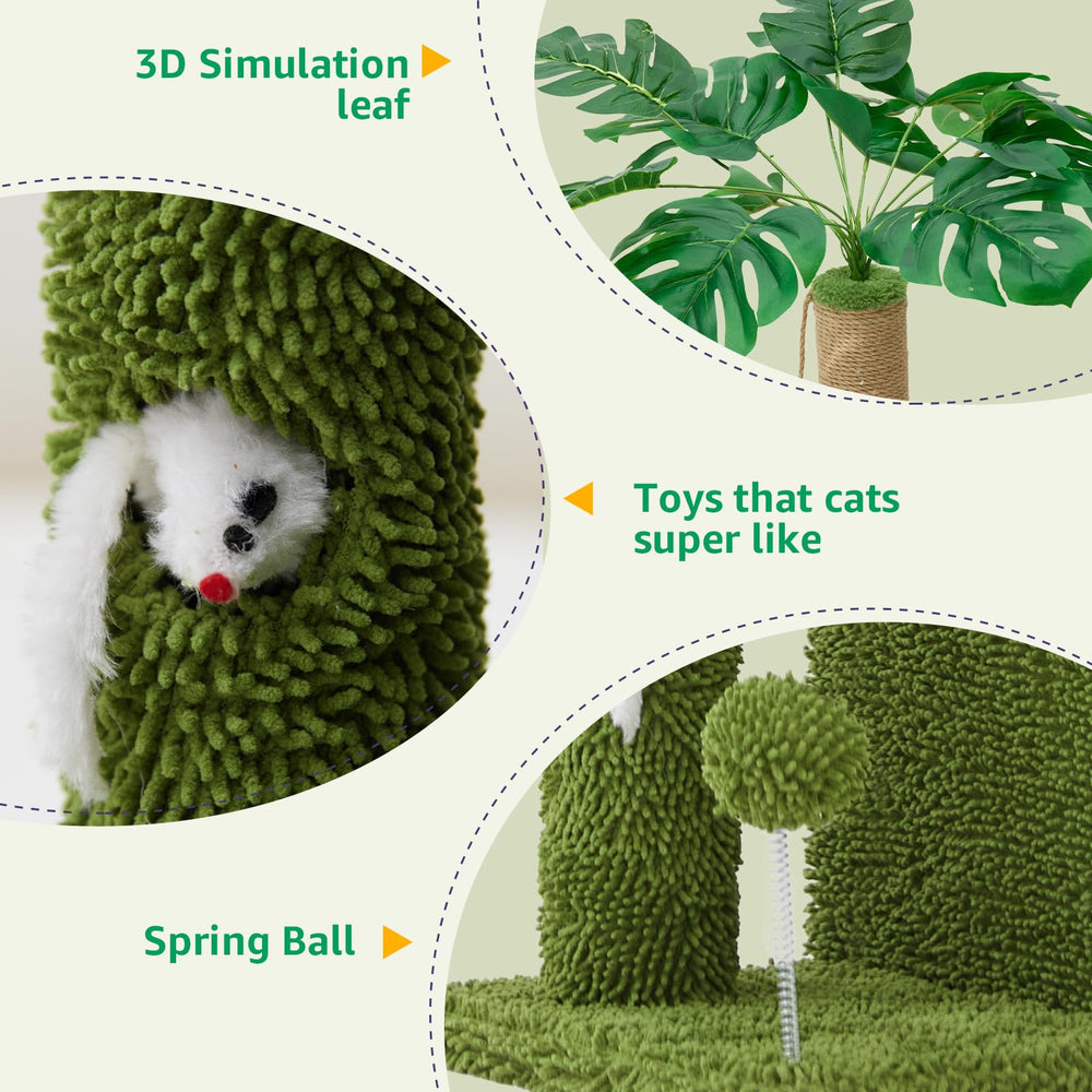 Woochpet mouse-hole feature encourages hunting and interactive play.