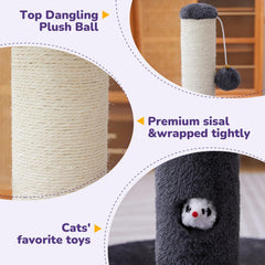 Woochpet scratching post mouse hole design sparks hunting instincts