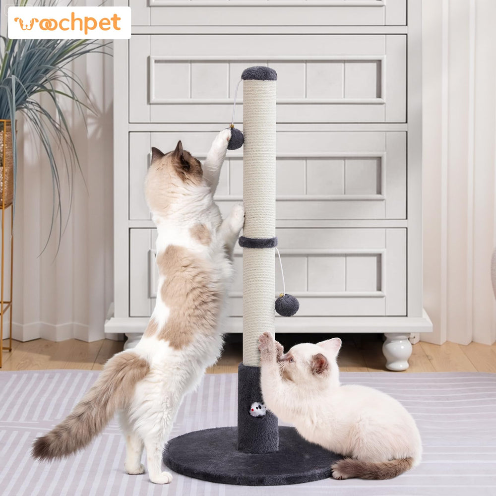 Woochpet tall cat scratching post suitable for kittens to adults