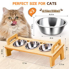 Woodever stainless steel bowls trio, durable and dishwasher-safe for quick cleaning