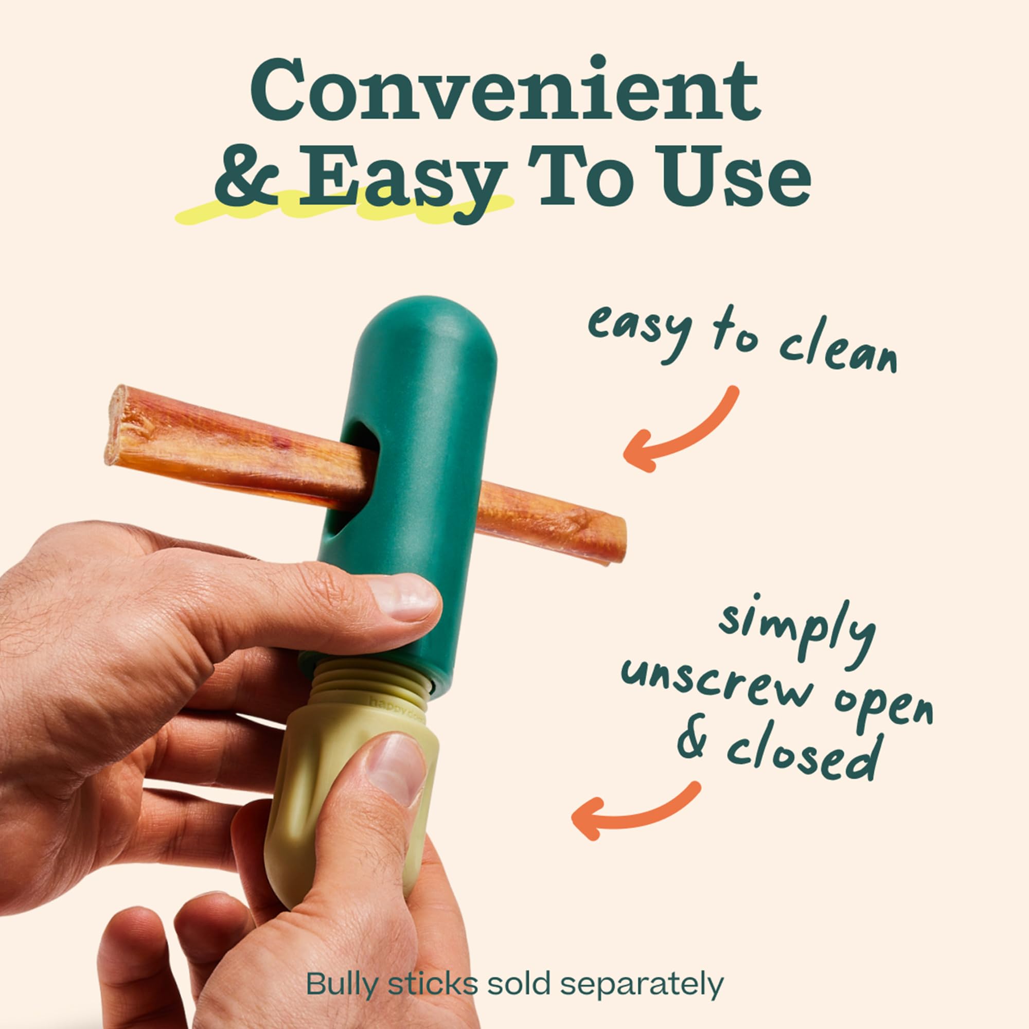 WOOF BullySafe easy-clean design supports quick washing between uses.