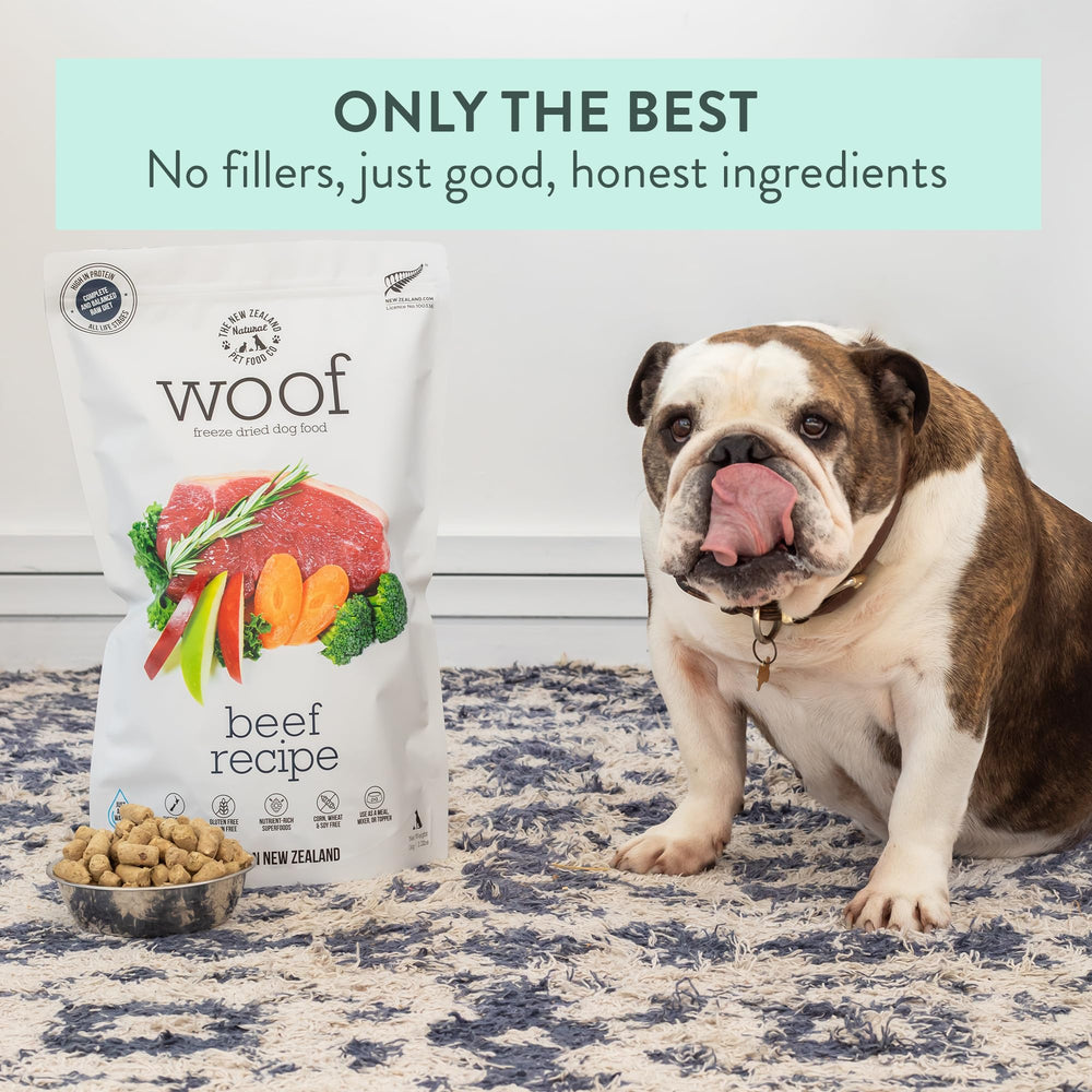 WOOF training treat image demonstration of allergy-friendly snack