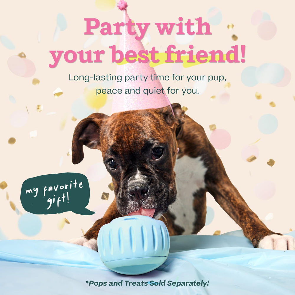 WOOF Party Pupsicle fill-easy-loading design enables spill-free filling.