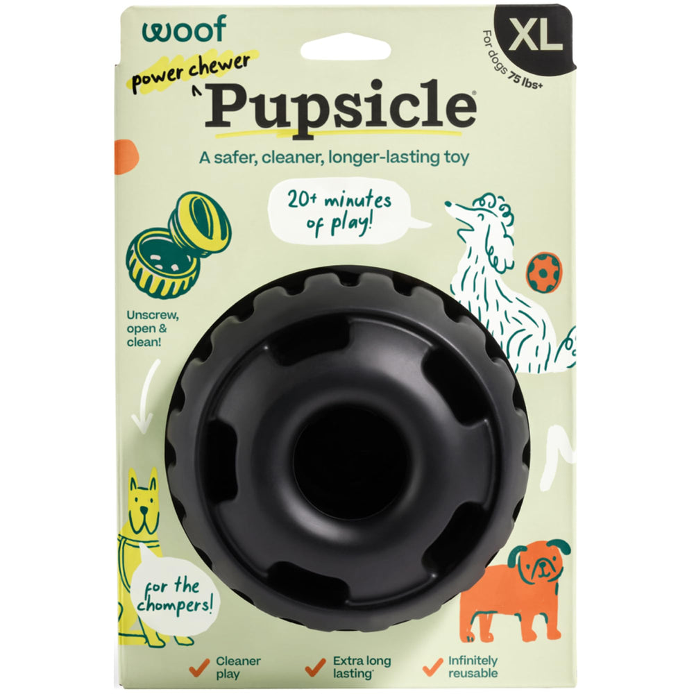 WOOF Power Chewer Pupsicle durable toy for strong chewers you can rely on.