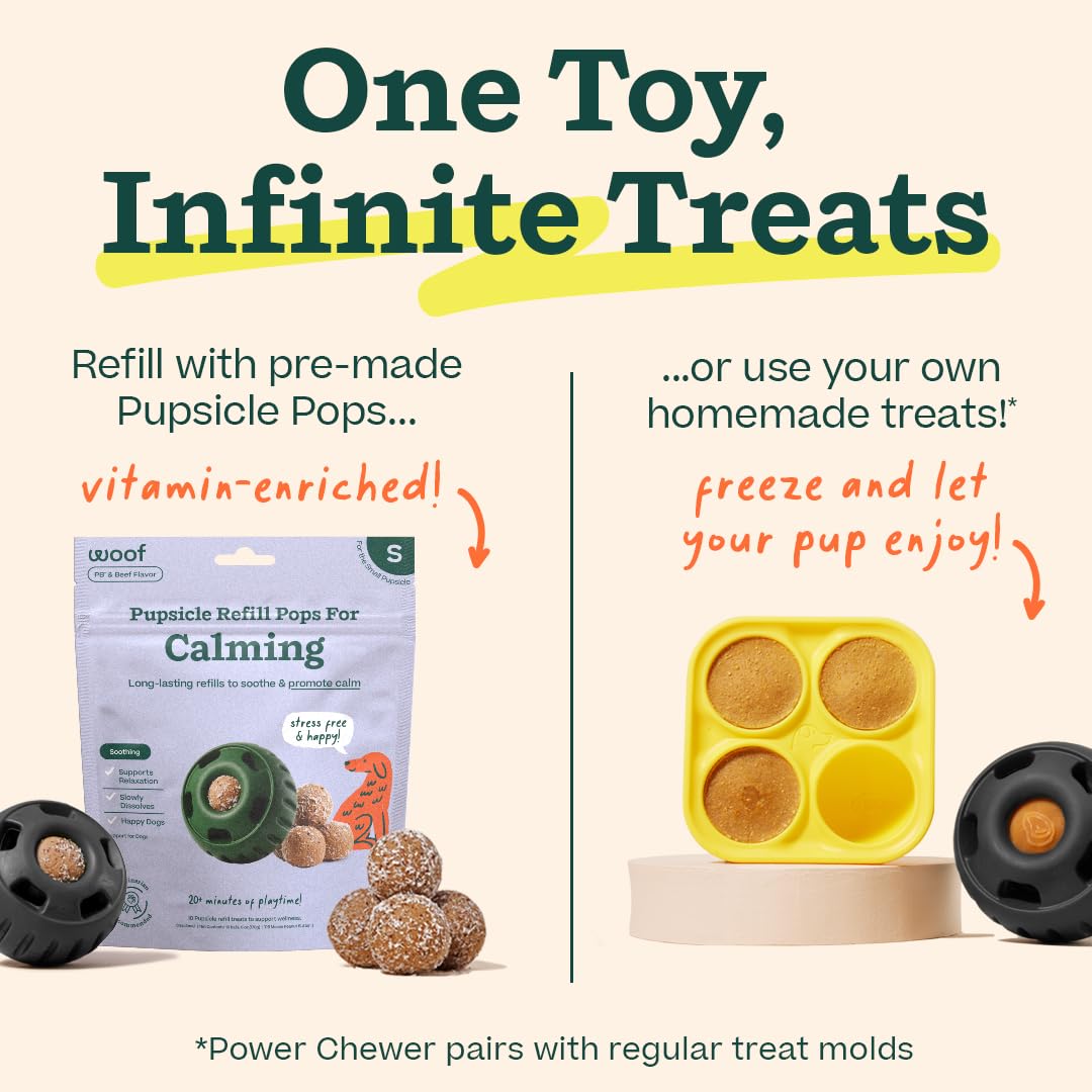 WOOF Power Chewer Pupsicle dishwasher-safe for hassle-free cleanup.