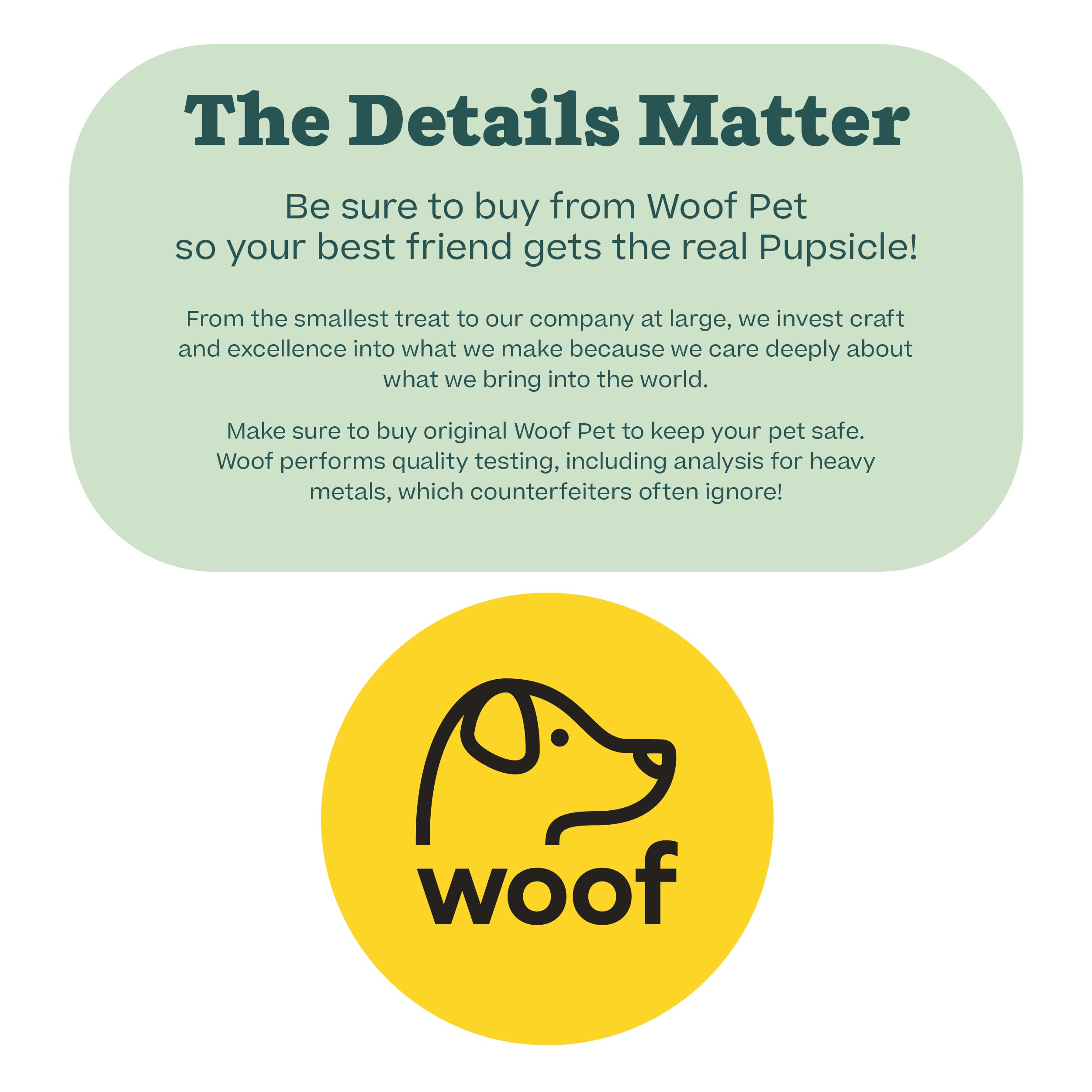 WOOF Pupsicle: diseño en Denver para seguridad y durabilidad