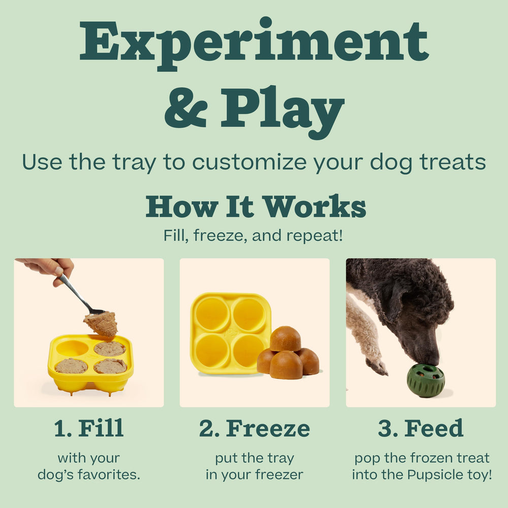 WOOF Pupsicle diy-recipe emphasizes safe, flexible homemade treats your pup loves