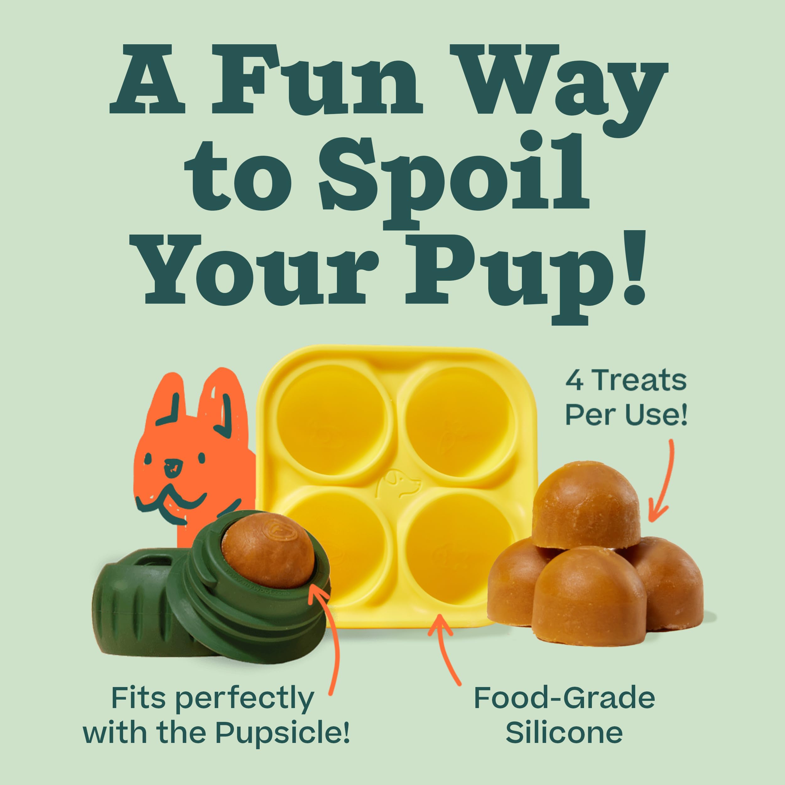 WOOF Pupsicle: congelación de golosinas caseras para perros