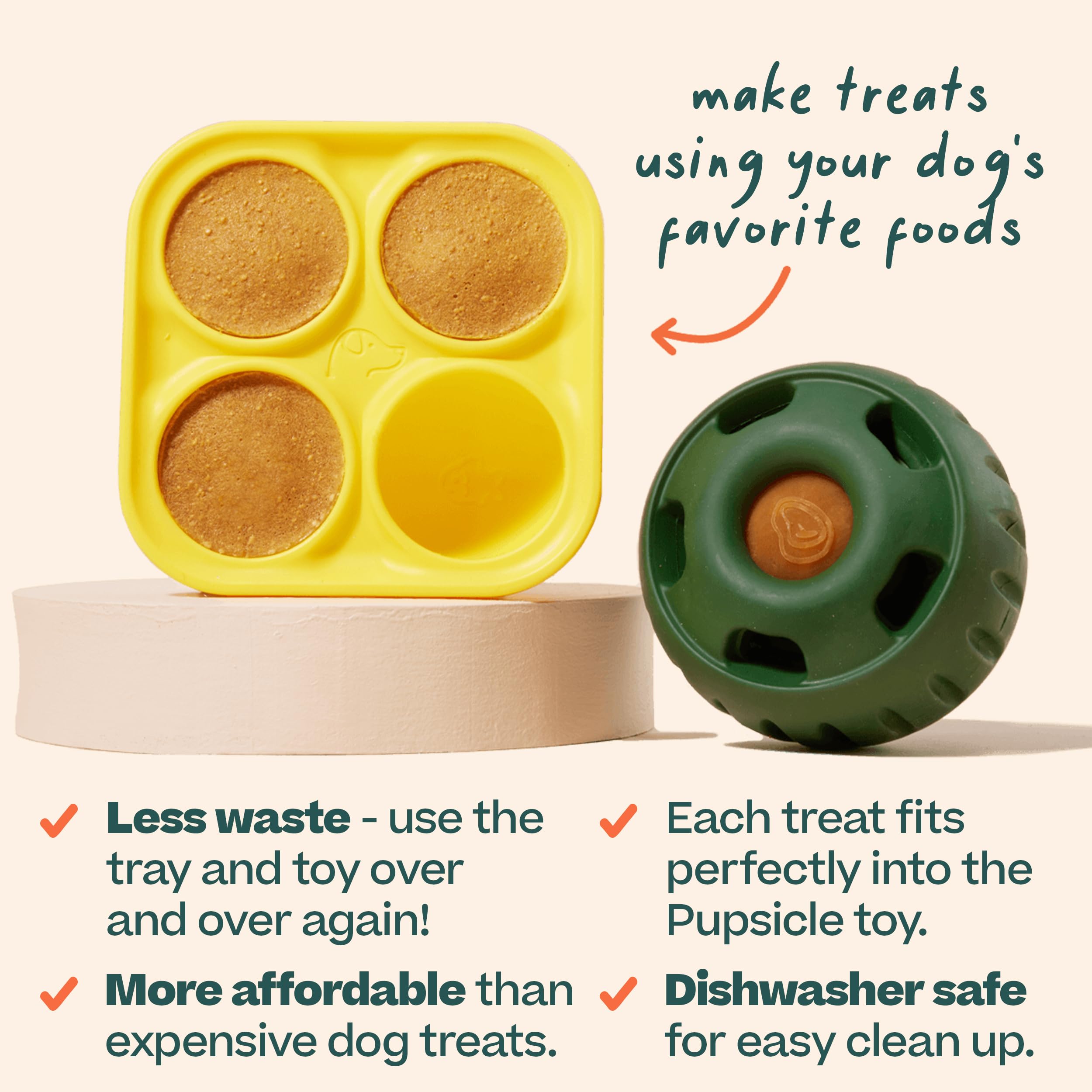 WOOF Pupsicle: limpieza rápida y apto para lavavajillas