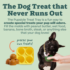WOOF Pupsicle: molde reutilizable y duradero para meriendas