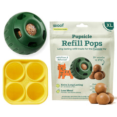 WOOF Pupsicle toy for enrichment keeps XL dogs engaged during play